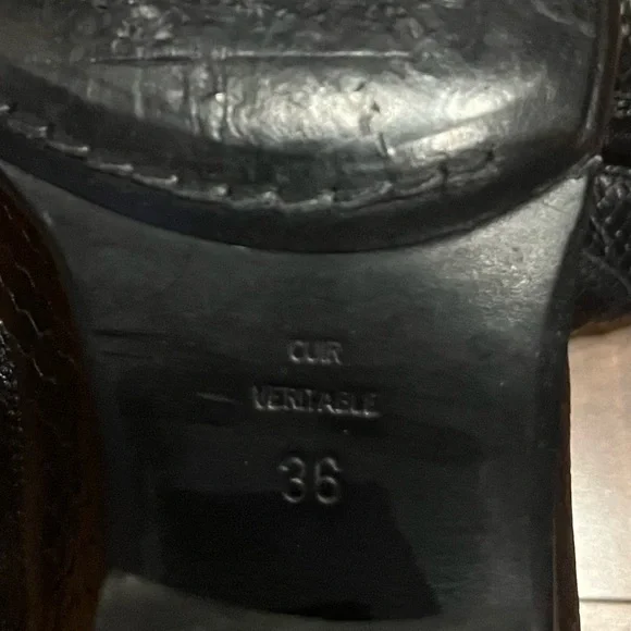 Authentic Freelance Black Leather pointed toe boots Size 36/6 mint condition - Picture 14 of 15